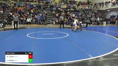 160 lbs Semifinal - Shawn Taylor, West Allegheny vs Joe Sealey, Wyoming Seminary