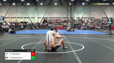 184 lbs Consi Of 4 - Zack Zavatsky, Virginia Tech vs Nino Bonaccorsi, Pittsburgh