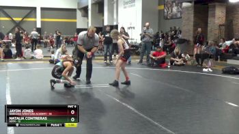 82 lbs Round 1 (4 Team) - Natalia Contreras, SOTM vs Jaydn Jones, Nebraska Wrestling Academy