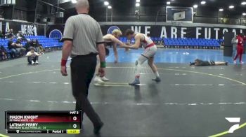 220 lbs Round 4 (8 Team) - Mason Knight, Mi Mafia White vs Latham Perry, Michigan Black Pitbulls