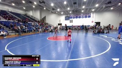 67 lbs Round 5 - Dominic Brower, Windy City Wrestlers vs Trenton Shells, Riverton USA Wrestling