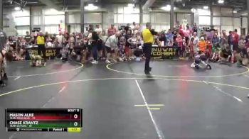 125 lbs Round 4 (6 Team) - Chase Krantz, Team Gotcha vs Mason Alke, Team Iowa Blue