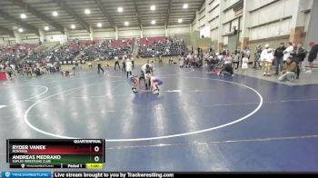 77 lbs Quarterfinal - Andreas Medrano, Suples Wrestling Club vs Ryder Vanek, Montana