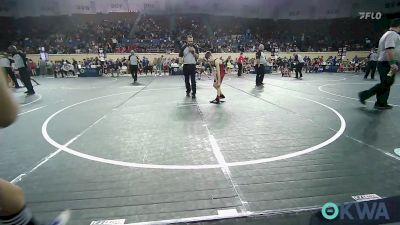 83 lbs Round Of 32 - Korbyn Johnson, Hilldale Youth Wrestling Club vs Yamileth Hernandez, OKC Saints Wrestling