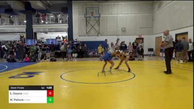 103 lbs Semifinal - Elexis Owens, Canon-McMillan vs Mya Pallone, SVRWC