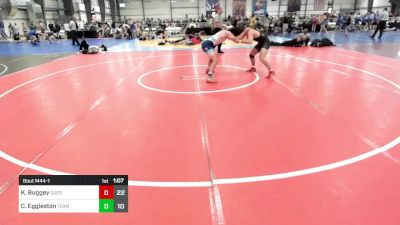 160 lbs Rr Rnd 1 - Kellen Buggey, Quest School Of Wrestling vs Caden Eggleston, Team Nebraska Blue