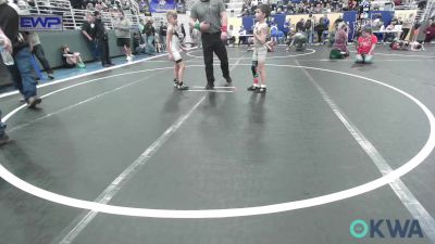 58 lbs Round Of 16 - Conner Woods, Salina Wrestling Club vs Bracen Bloxsom, Ponca City Wildcat Wrestling