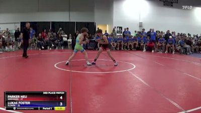 106 lbs Placement Matches (8 Team) - Parker Neu, Wisconsin vs Lukas Foster, Illinois