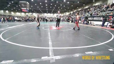 85 lbs Round Of 16 - Ricky Almaguer, Victory Wrestling-Central WA vs Dalton Key, Klamath Basin Warriors