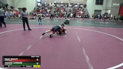 95 lbs Quarterfinal - Hudson Gardner, Alpha Elite vs Isaac Bagley, Alpha Elite