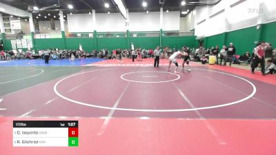 172 lbs Round Of 16 - Dominic Iaquinto, Danbury vs Ryan Gilchrist, Norwalk