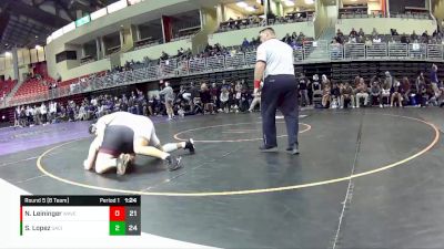 285 lbs Round 5 (8 Team) - Sebastian Lopez, Garden City vs Nate Leininger, Waverly