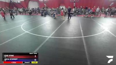 185 lbs Round 3 - Evie Stine, WI vs Bryn Schmidt, WI