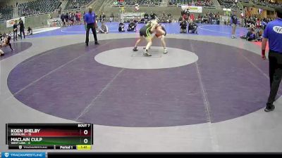 128 lbs Semis & 1st Wrestleback (8 Team) - Koen Shelby, Roseburg vs Maclain Culp, West Linn