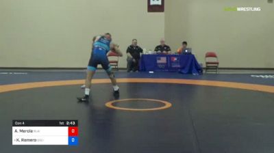 74 kg Con 4 - Andrew Merola, Blairstown Wrestling Club vs Kaleb Romero, OSC-Unattached