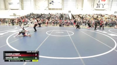 62 lbs Champ. Round 1 - Samuel Lewis, Journeymen Wrestling Club vs Xander Zybert, Gowanda Wrestling Club