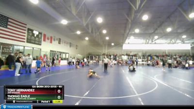 60 lbs Cons. Semi - Tony Hernandez, 208 Badgers vs Thomas Eagle, Sublime Wrestling Academy