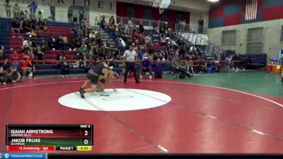 182 lbs Cons. Round 3 - Isaiah Armstrong, Shadow Hills vs Jakob Frijas, Olympian