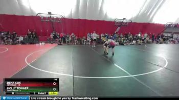 132 lbs Round 4 (6 Team) - Molly Towner, Team Green vs Dena Cox, Team Blue