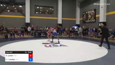 65 kg Prelims - Kaleb Larkin, Thorobred Wrestling Club vs Frankie Tal-shahar, Florida