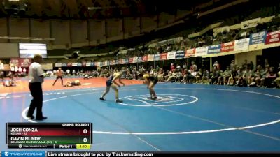 120 lbs Champ - Round 1 (16 Team) - JOSH CONZA, Kellam vs Gavin Mundy, Delaware Military Acad (DE)