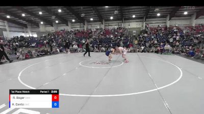 170 lbs 1st Place Match - Riggin Boger, Sanderson Wrestling Academy vs Hixon Canto, Champions Wrestling Club