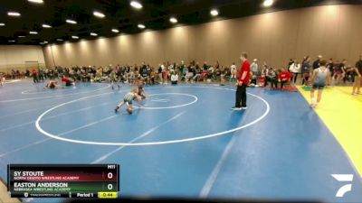 83 lbs Cons. Round 3 - Sy Stoute, North DeSoto Wrestling Academy vs Easton Anderson, Nebraska Wrestling Academy