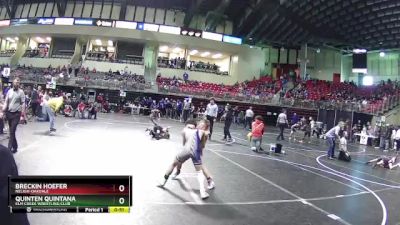 90 lbs Semifinal - Quinten Quintana, Elm Creek Wrestling Club vs Breckin Hoefer, Neligh-Oakdale