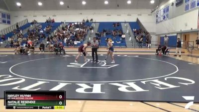 160 lbs Cons. Semi - Hayley Huynh, Mt. San Antonio College vs Natalie Resendiz, Cerritos College