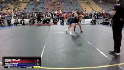 191 lbs Semis & 3rd Wb (16 Team) - Alexa Garcia, King University vs Jaycee Foeller, Iowa