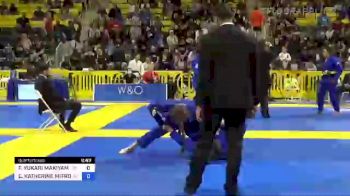 ELIZABETH KATHERINE MITROVIC vs FERNANDA YUKARI MAKIYAMA 2022 World Jiu-Jitsu IBJJF Championship