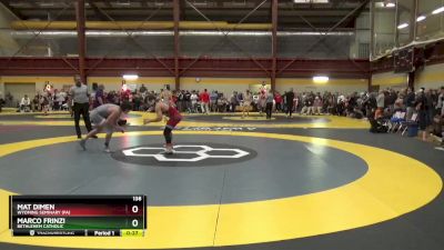 138 lbs Cons. Round 3 - Marco Frinzi, Bethlehem Catholic vs Mat Dimen, Wyoming Seminary (PA)