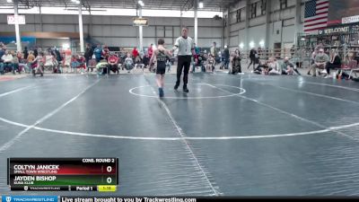 70 lbs Cons. Round 2 - Coltyn Janicek, Small Town Wrestling vs Jayden Bishop, Kuna Klub