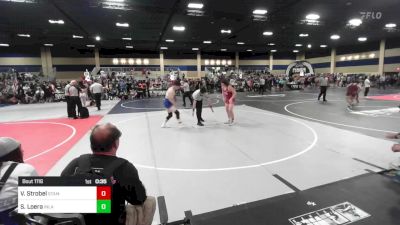 144 lbs Consi Of 16 #2 - Vaughn Strobel, Stampede WC vs Santiago Loera, Inland Elite