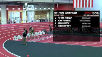 Men’s Heptathlon 60m Hurdles, Heat 4