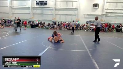 210 lbs Round 1 (6 Team) - Logan Reed, U2 Upstate Uprising vs Carter Durst, All American