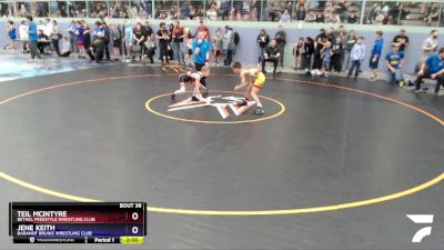 78 lbs Round 1 - Teil McIntyre, Bethel Freestyle Wrestling Club vs Jene Keith, Baranof Bruins Wrestling Club