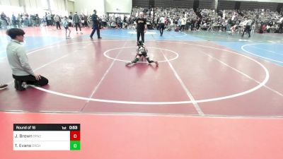 48-B lbs Round Of 16 - Jah'son Brown, Spazz Wrestling vs Tyanna Evans, Orchard South WC