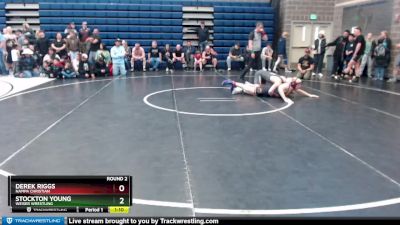 160 lbs Round 2 - Derek Riggs, Nampa Christian vs Stockton Young, Weiser Wrestling