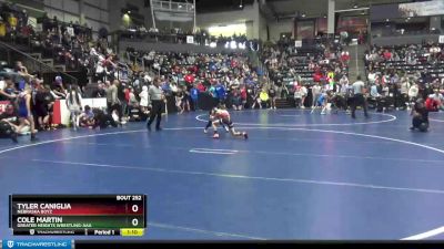 65 lbs Quarterfinal - Tyler Caniglia, Nebraska Boyz vs Cole Martin, Greater Heights Wrestling-AAA