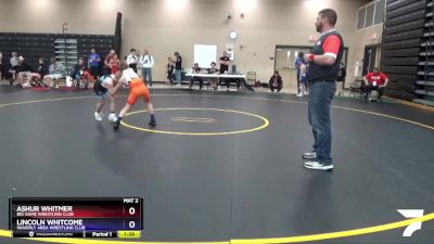 86 lbs Semifinal - Ashur Whitmer, Big Game Wrestling Club vs Lincoln Whitcome, Waverly Area Wrestling Club