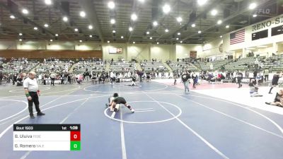 100 lbs Quarterfinal - Bj Uluiva, Federal Way Spartans vs Giovanni Romero, Salem Elite MC