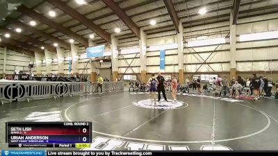 106 lbs Semis & Wb (16 Team) - Seth Lish, Idaho 2 vs Uriah Anderson, West Coast Wrestling