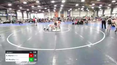 170 lbs Rr Rnd 1 - Kayleb Martin, Grain House Wrestling Club vs Michael Murphy, Shore Thing Surf