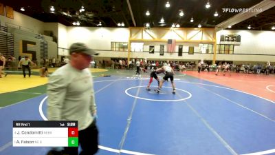 165B lbs Rr Rnd 1 - Jagger Condomitti, Nebraska vs Alex Faison, NC State