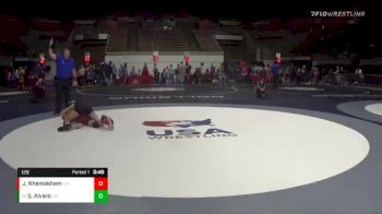 120 lbs Cons. Round 4 - Santino Alvaro, California vs Joe Khemakhem, California