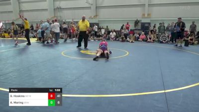 105 lbs Pools - Gianna Hoskins, Metro All-Stars vs Aurora Maring, Grindhouse W.C.