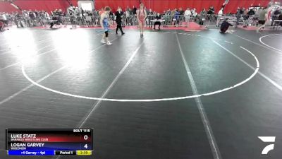 195 lbs Cons. Round 2 - Luke Statz, Baraboo Wrestling Club vs Logan Garvey, Wisconsin