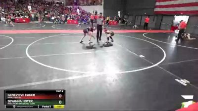 115 lbs Cons. Round 3 - Genevieve Eager, New London vs Sevanna Hoyer, Mollitium Wrestling Club