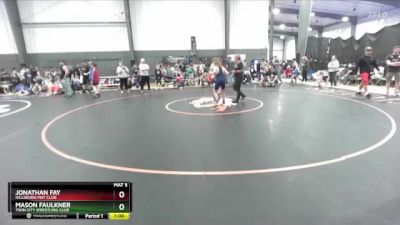 98 lbs Round 5 - Mason Faulkner, Twin City Wrestling Club vs Jonathan Fay, Hillsboro Mat Club